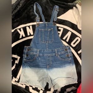 Justice brand Youth size 12 overall shorts! Like new condition